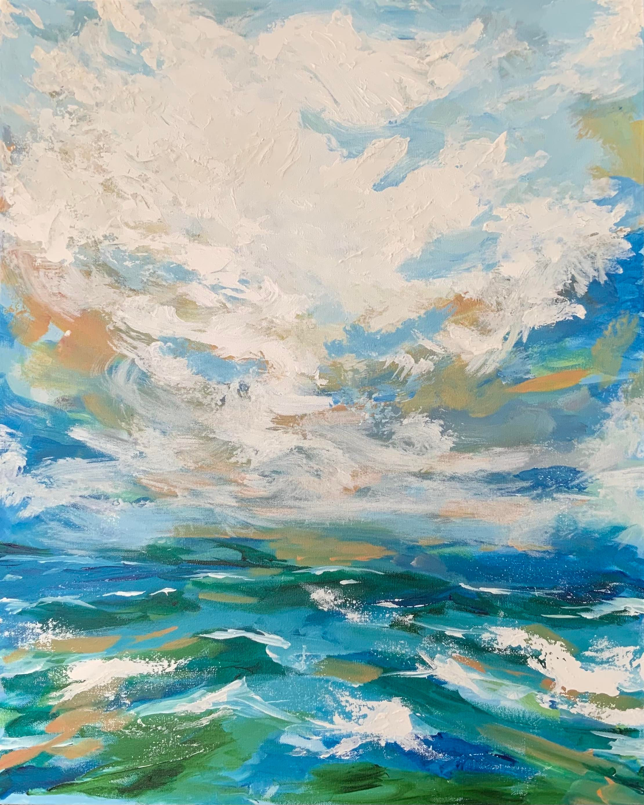 Blurred Horizon, Original Art, 24X30 inches