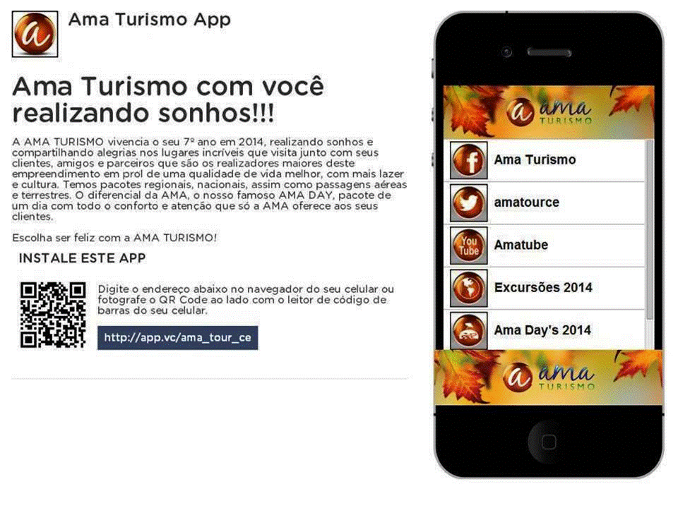 Novo Aplicativo Ama Turismo