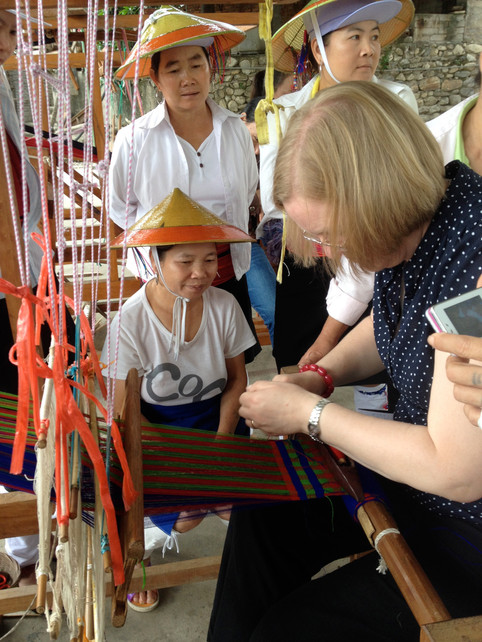 Demonstrating the technique