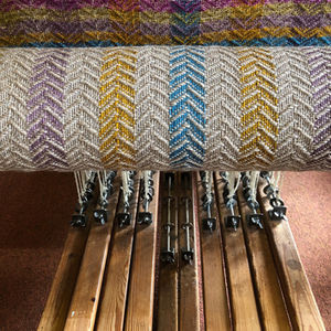 Yebo shawls in Castlemilk Moorit/Shetland.