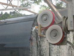 Profiling diamond wire