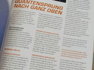 Der Quantensprung das Treppchen nach oben!