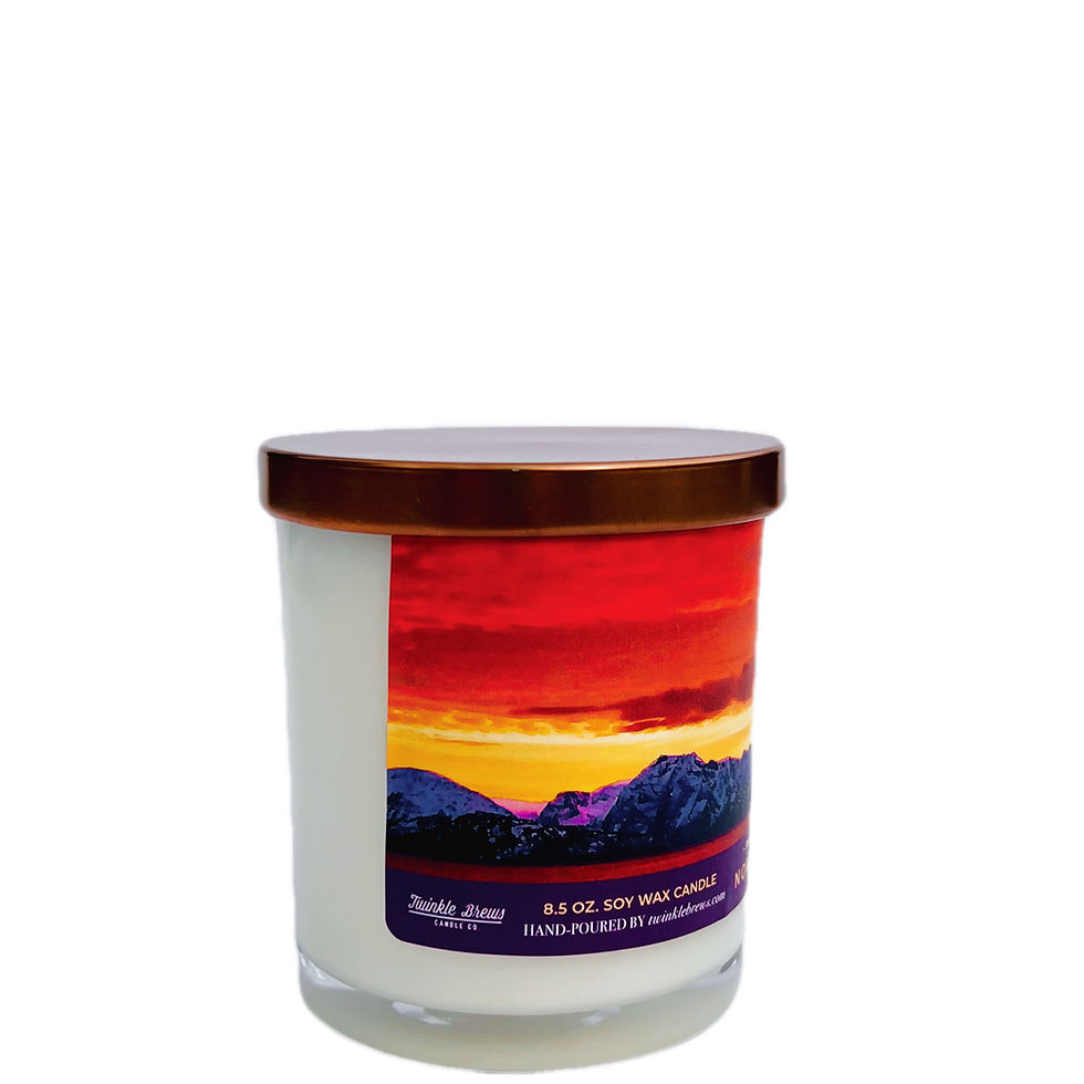 Thumbnail: Norwegian Fjords Sunset Candle 9 oz.