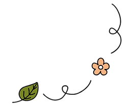 Yellow Faërie Lifestyle Flower and Leaf Doodle