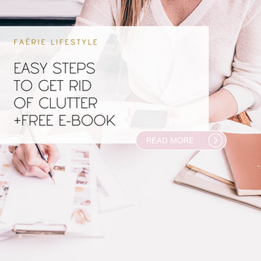Easy Steps to Get Rid of Clutter + Free E-book
