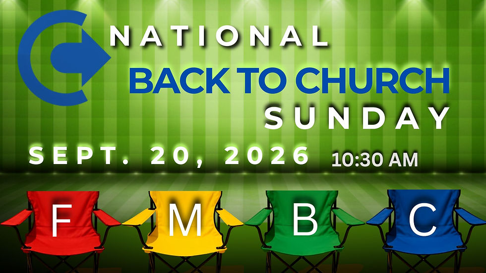 Back to Church Update