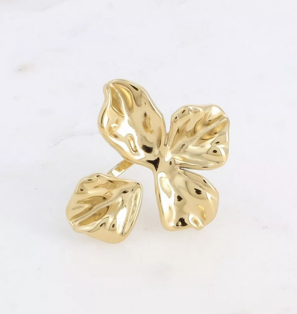 Miniature : Bague ouverte - jolis feuillages