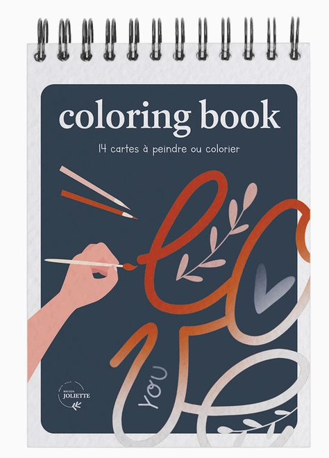 Miniature : Carnet coloriage aquarelle A6