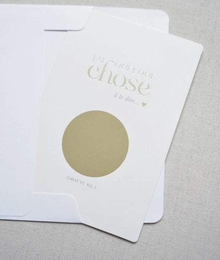 Miniature : Carte à gratter (bébé en route)