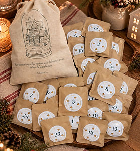 Calendrier de l'avent tea notes