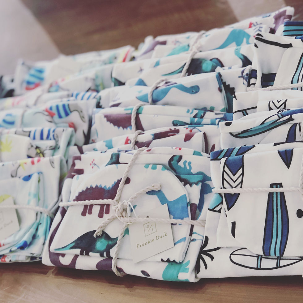 Thumbnail: Waves Sleep Sack with matching beanie / hat