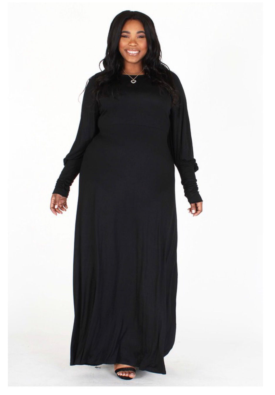 Thumbnail: Long Sleeve Maxi with cuff sleeve