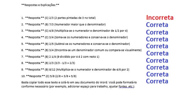 Analisando se as respostas geradas pelo Gemini estão corretas