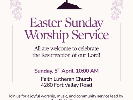 EASTER SUNDAY WORSHIP SERVICE!