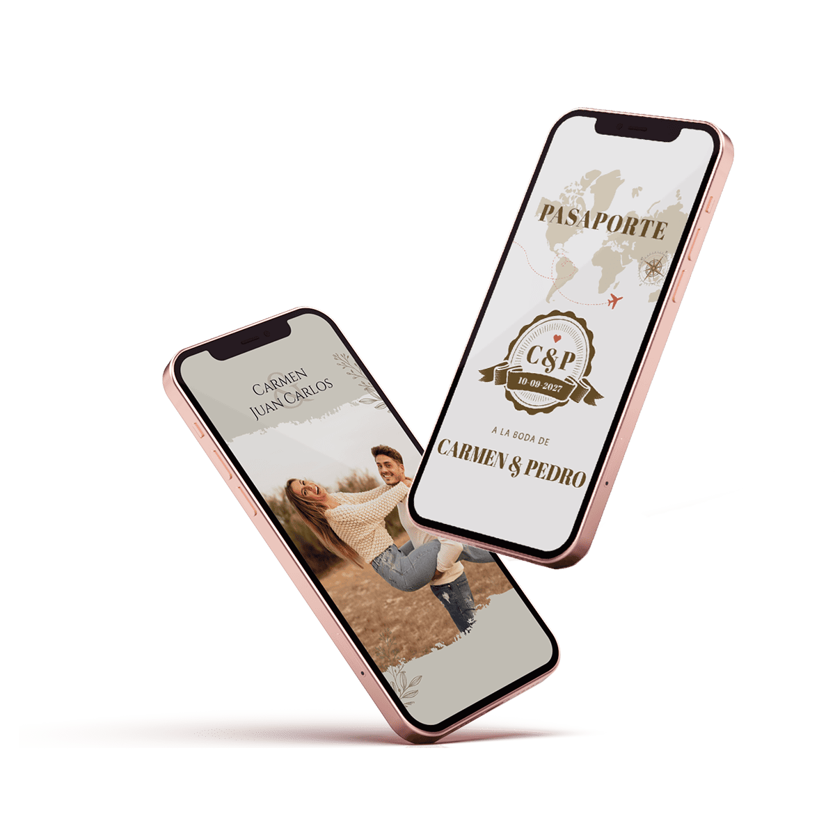 Invitación digital en 2 idiomas - Pago a 3 plazos sin interés