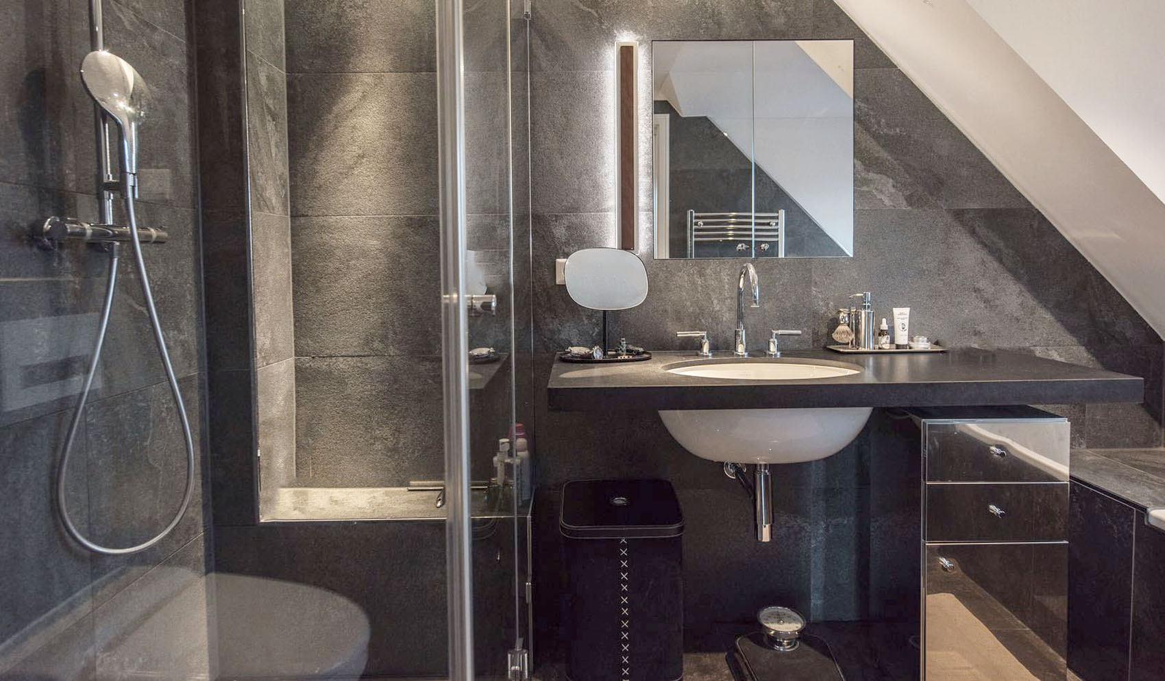 Penthouse München Interior Design Bad Einrichtung