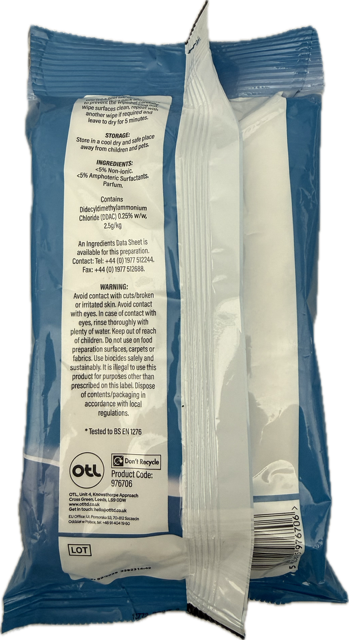 Thumbnail: Buzz Antibacterial Bathroom Wipes (Pack of 50)