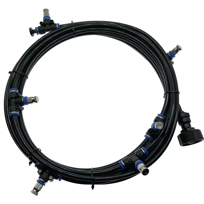 Thumbnail: Water Pipe Misting Cooling Fog Hose Tube System Kit for Greenhouse Irrigation