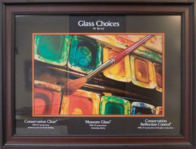 Custom picture framing edmonton uv glass options