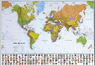 world wall map edmonton