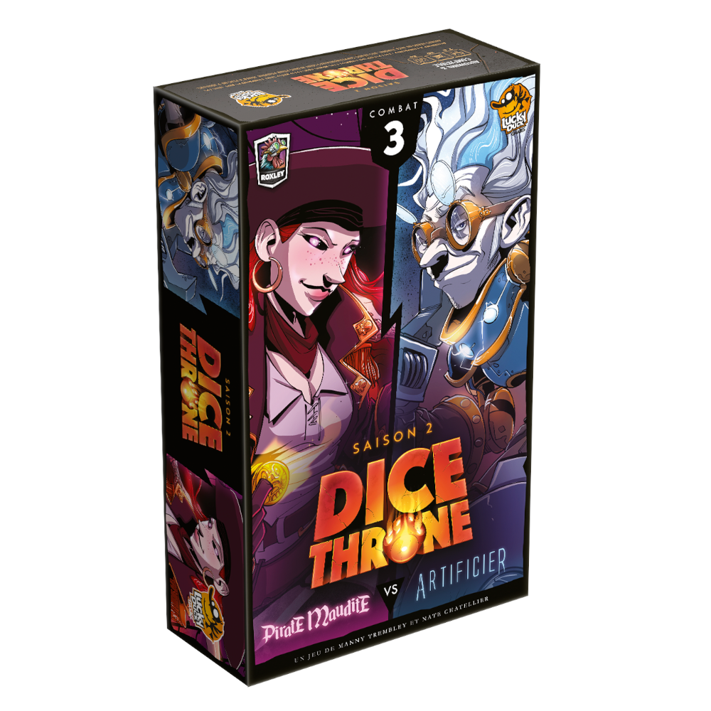 Dice Throne S2 Artificier vs Pirate Maudite