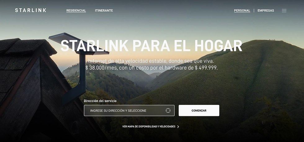 Cómo contratar Starlink en Argentina con un mes gratis de servicio