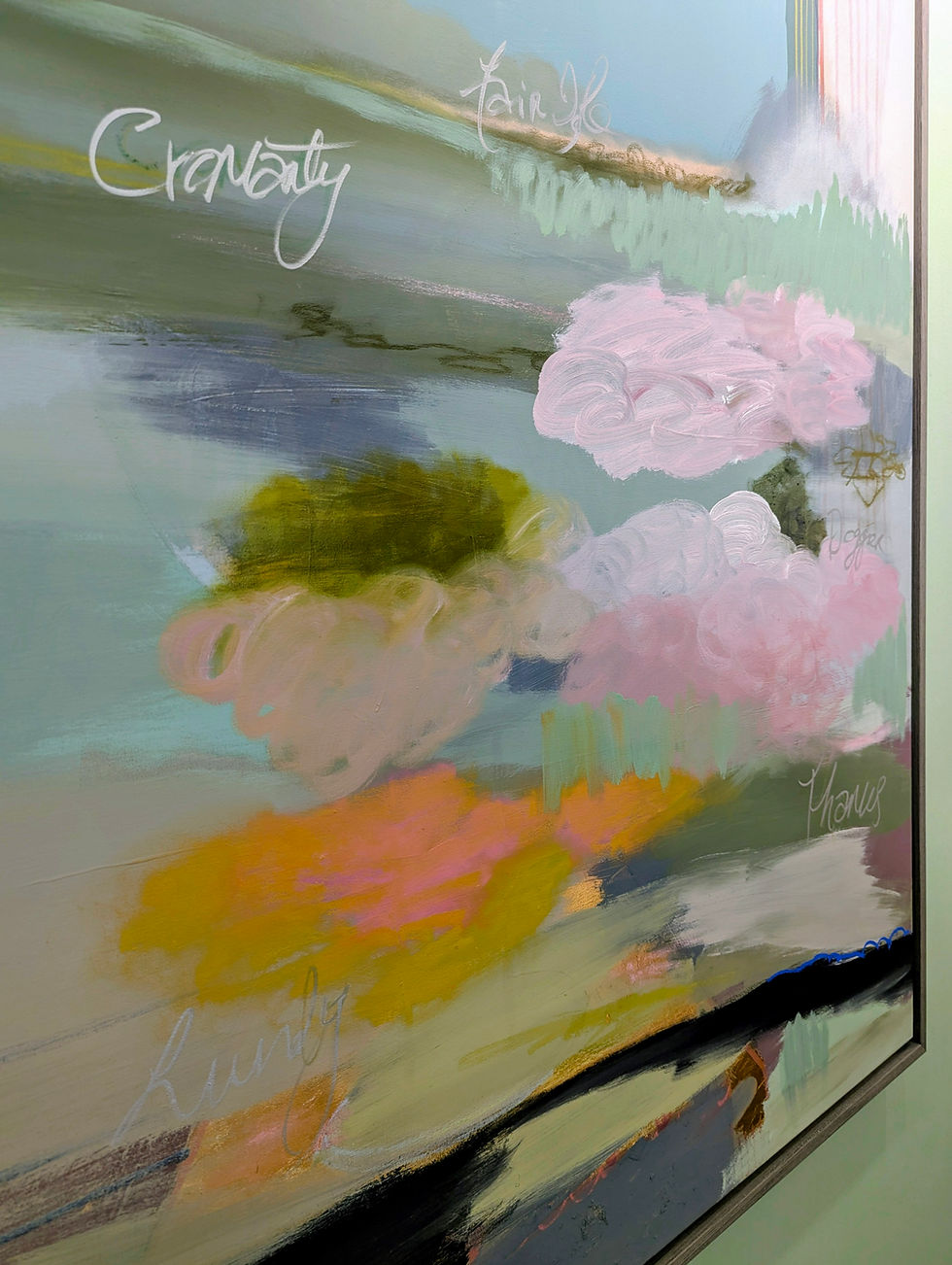Thumbnail: Shipping Forecast Flora - Framed, Oil & Pigment on Irish Linen (206x165cm)