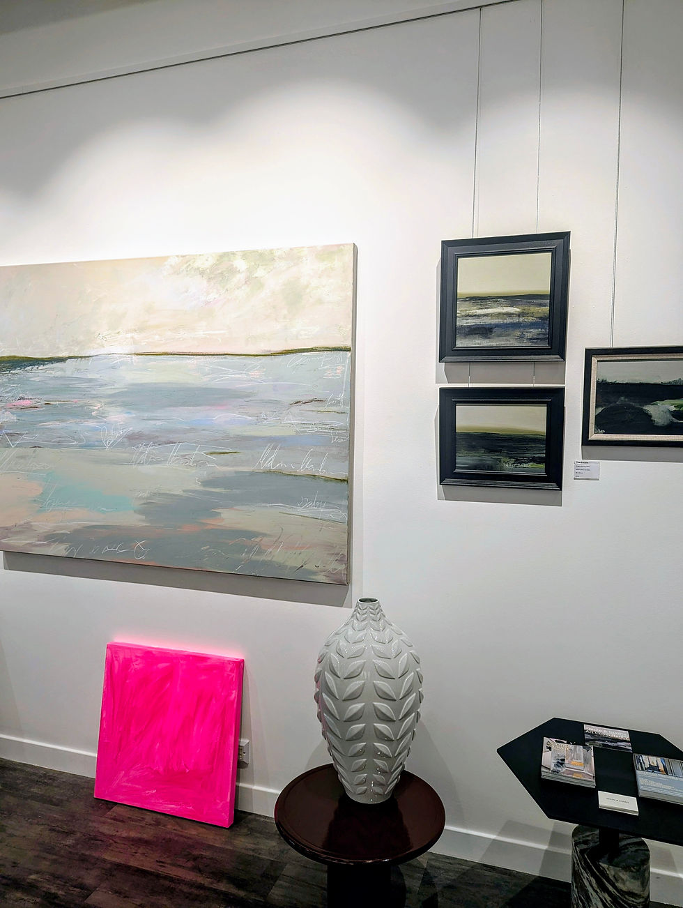 Thumbnail: Shipping Forecast (towards Malin Head) - Natural Paint on Linen (160x120cm)