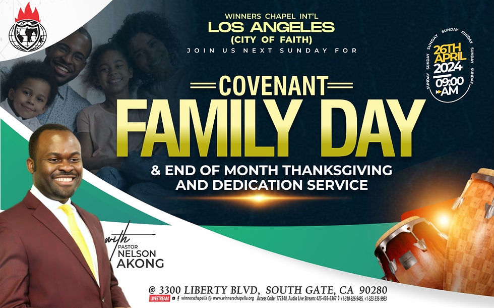 Special Covenant Family Day Service in Los Angeles CA