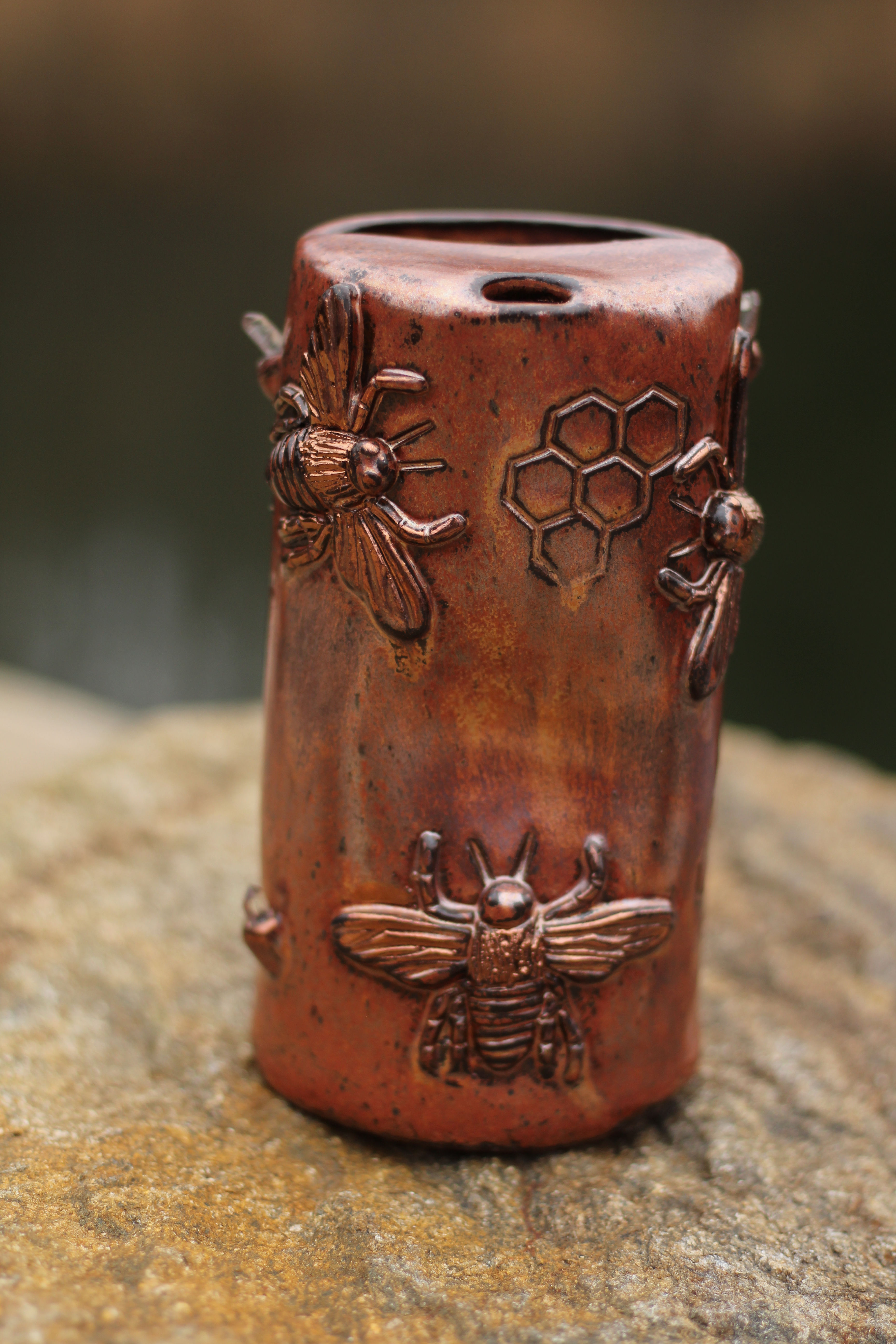 17 - Copper Bee Tumbler