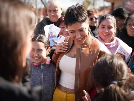 Mayra y Ceci Soler supervisaron el avance de la obra hidráulica en la zona del polo educativo de Ezpeleta Oeste
