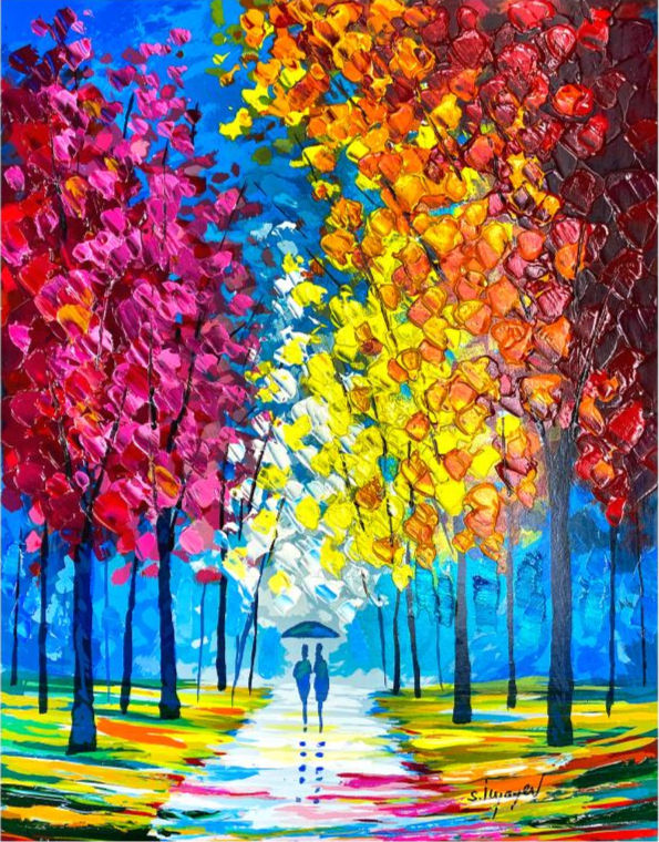 Slava Ilyayev, Hand Embellished Limited Edition Serigraph on Board, Numbered