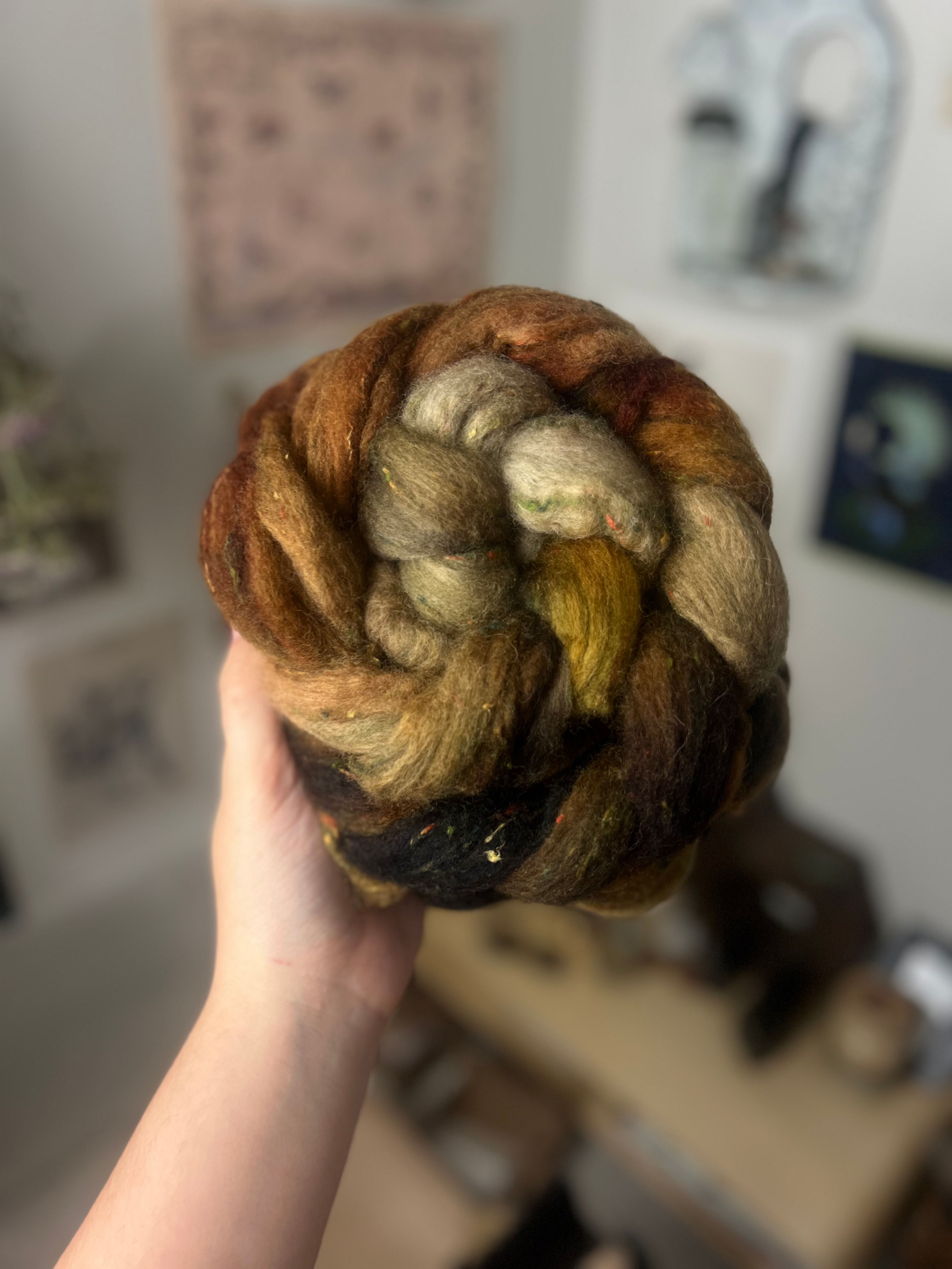 “Fertile Earth” on Polwarth Tweed
