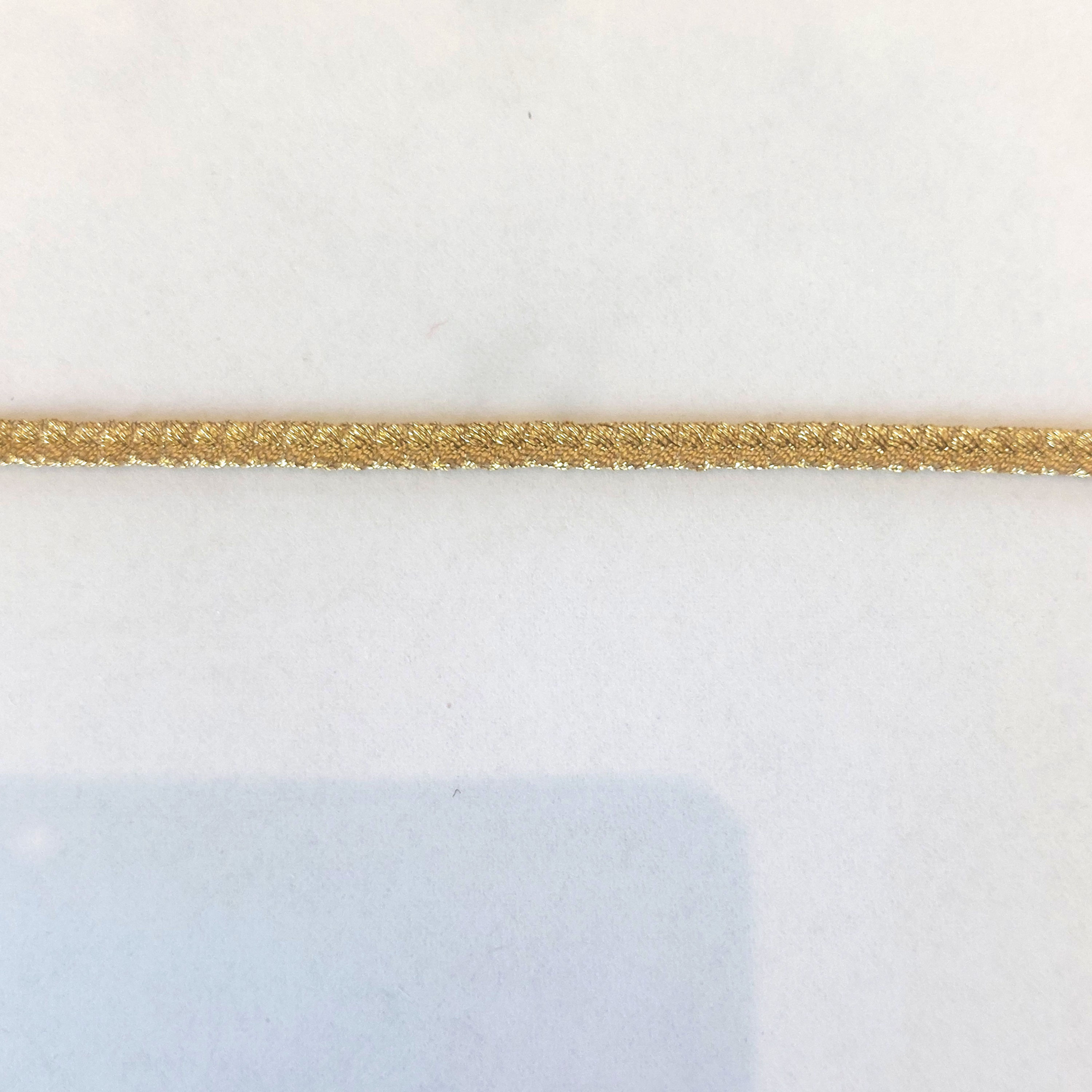 Soutage vergoldet 4 mm gehämmert