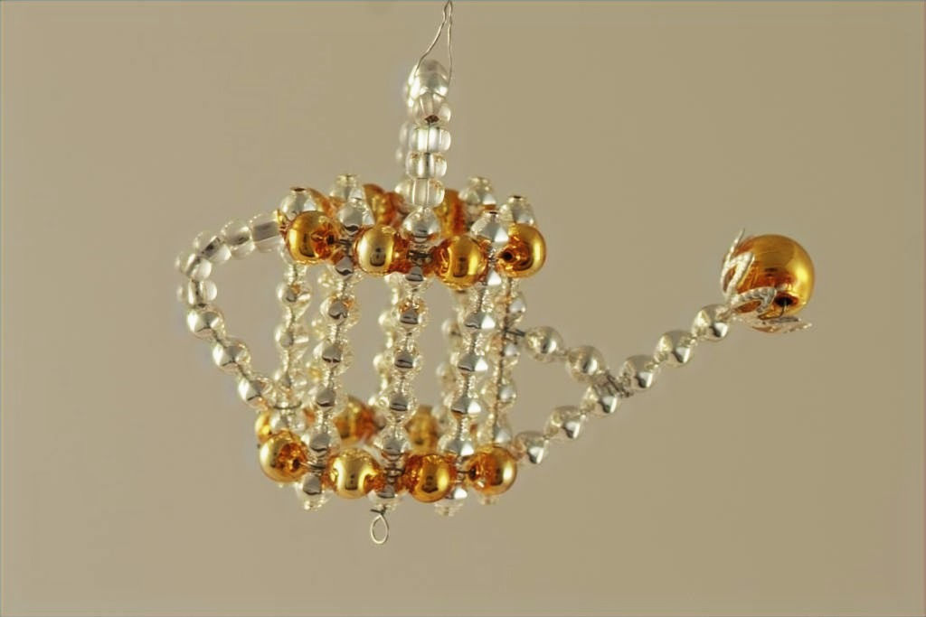 Bastelset Gießkanne silber/gold