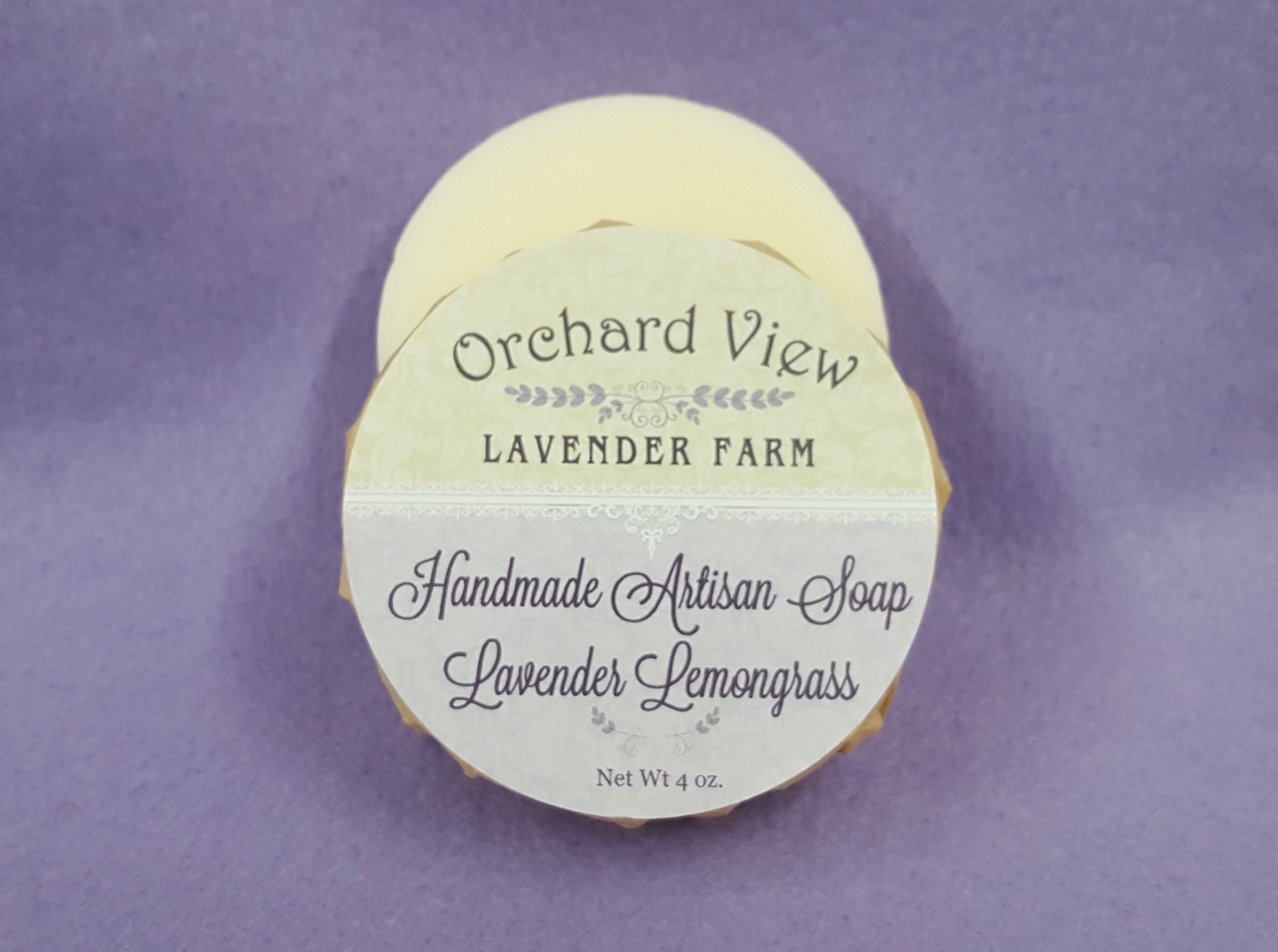 Handmade Artisan Lavender Lemongrass Soap