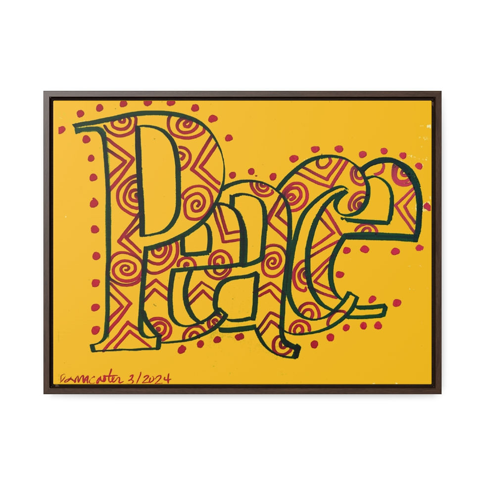 Thumbnail: Gallery Canvas Wraps, Horizontal Frame-Peace