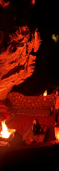 Bivouac camping in Wadi Rum