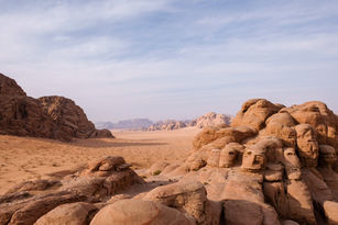 Excellentes vues sur le désert du Wadi Rum