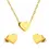 Thumbnail: Zoey - Necklace and Earrings - Set - 18k Gold Plated.