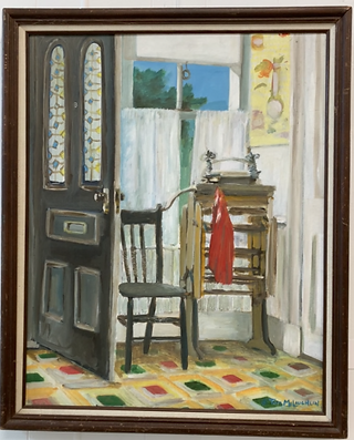 "Eastport Kitchen" by Tom McLaughlin, acrylic on canvas, $300