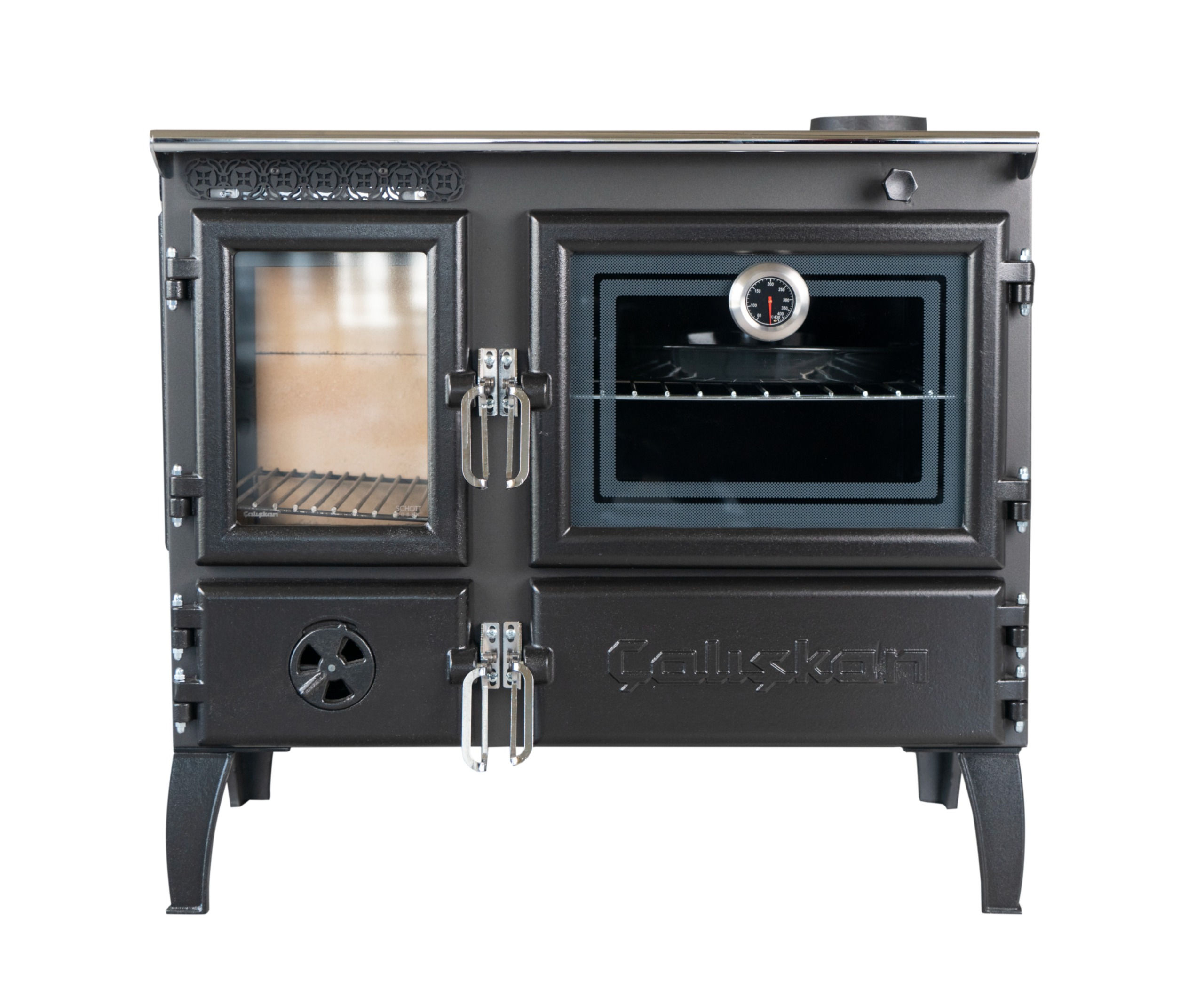 Gourmet Oven Fireplace Stove, 6.42 kW Heating Capacity, Power Source: Wood, Mode