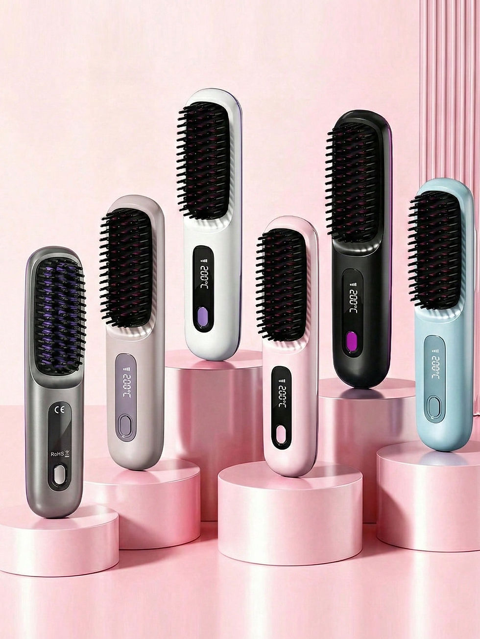 Cordless USB Rechargeable Hair Straightener
