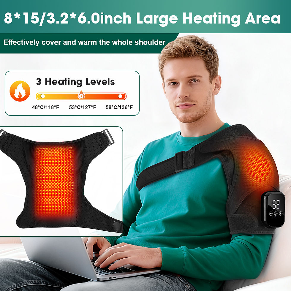 Heated Vibrating Shoulder Brace – image 2