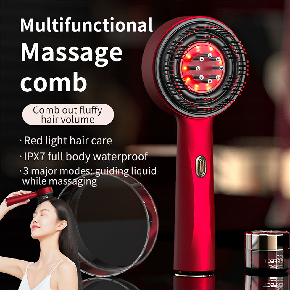 Red Light Vibrating Scalp Massage Comb
