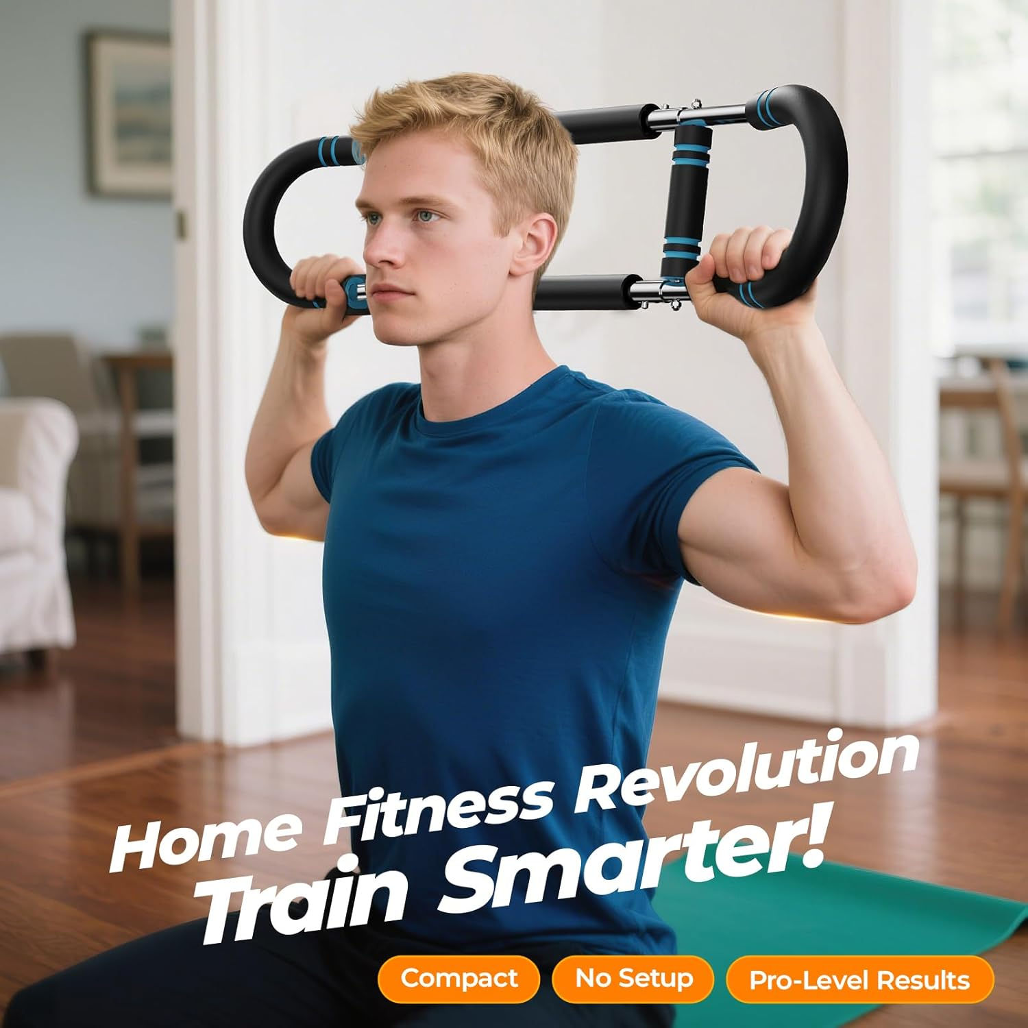 U-Shape Arm Trainer & Power Twister, 60-100 lb
