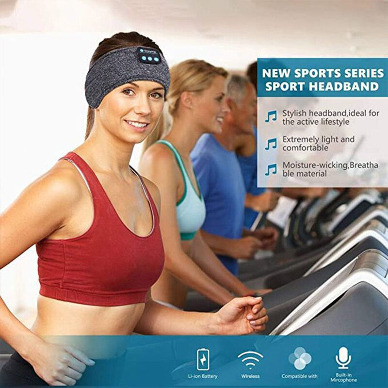 Bluetooth Sports & Sleep Headband Headphones – image 2