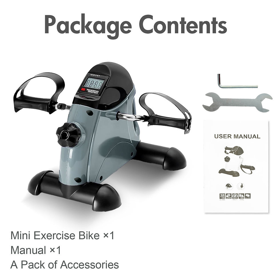 Under-Desk Mini Pedal Exercise Bike with LCD – image 2