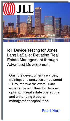 Onshore supports IoT Device testing for Jones Lang LaSalle