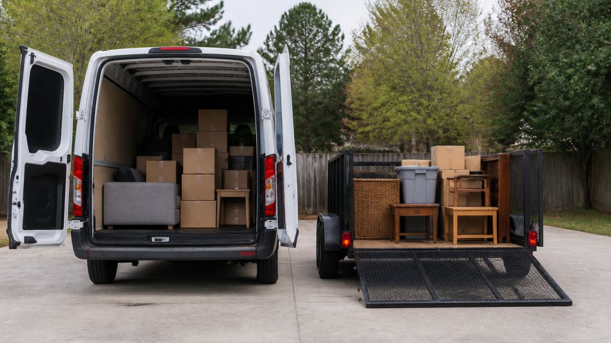 Cargo Van vs. Utility Trailer for Small Moves